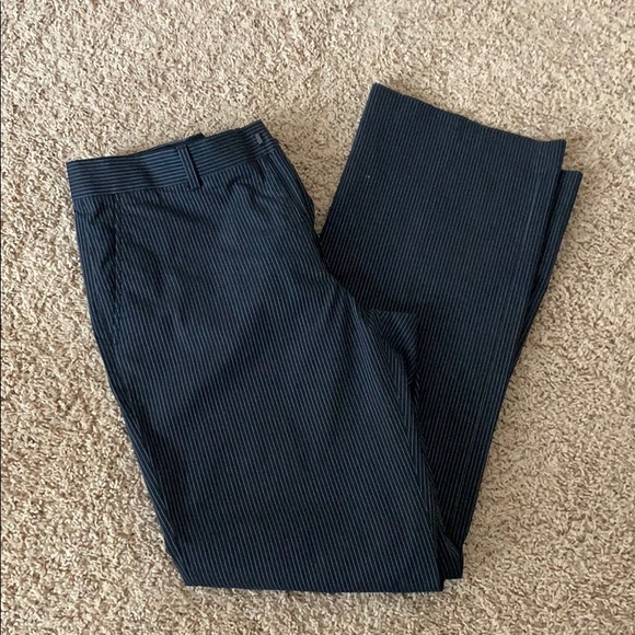 Black with gray striped slacks - Picture 1 of 4